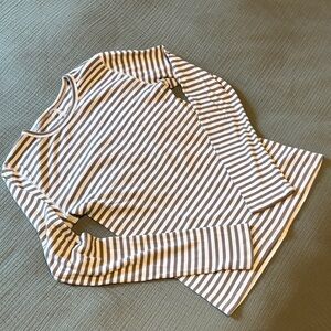 Everlane Luxe Ribbed Long Sleeve Crew